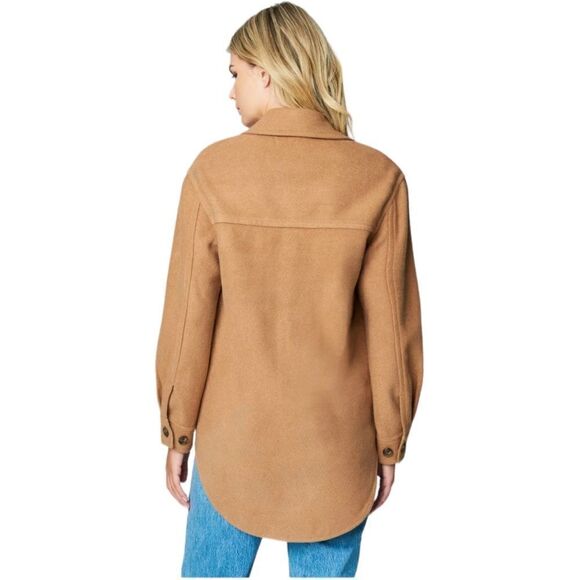 NEW $128 LETS GET LOST WOOL BLEND SHACKET XS - Picture 2 of 5